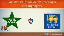 Highlights: Pakistan vs Sri Lanka, 1st Test, Day 5 - PAK 114 all out, SL win by 21 runs