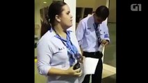 Passageiro faz vídeo para provar à esposa que voo foi cancelado e 