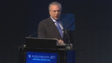 Temer dice que sus reformas han colocado a Brasil "en el siglo XXI"