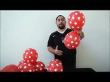 DIY Super Simple Minnie Mouse Balloon arch tutorial How to make a minnie mouse decorations