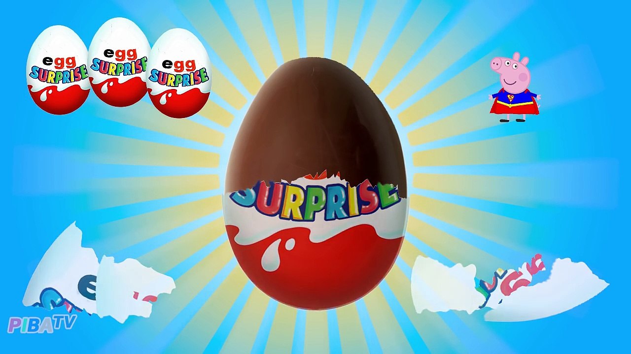 Surprise Eggs!!! Pig Moon Discover - Свинка на Луне - Киндер сюрприз и другие мультики!!
