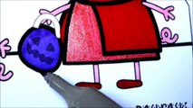 Peppa Pig and George Coloring Pages l Kids Fun Art Activities Videos for Children