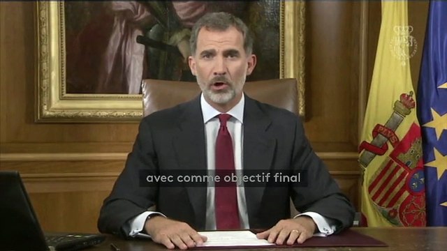 Référendum en Catalogne : pour le roi Felipe VI, le gouvernement régional fait preuve d'une déloyauté inadmissible
