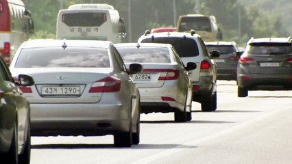 충청권 고속도로 정체 감소 '사고 주의' / YTN