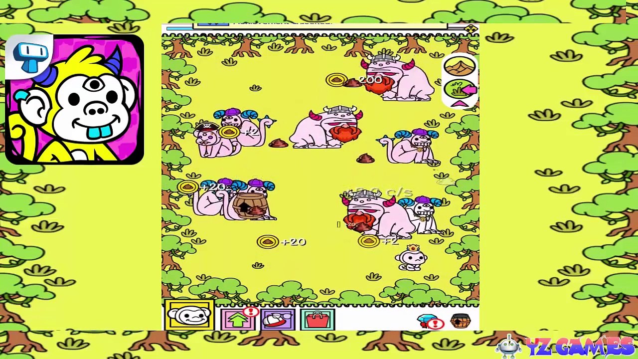 Monkey Evolution - Tapps Games - All Monkeys | God | 1st Titan