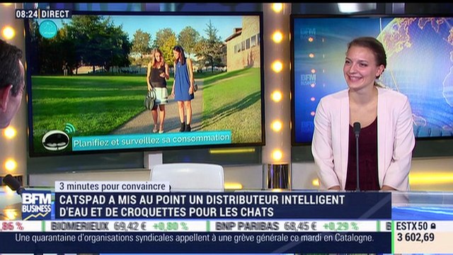 3 minutes pour convaincre 2017: Catspad, distributeur d'eau et de nourritures pour chats - 03/10