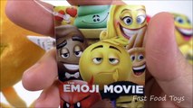 2017 McDONALD'S EMOJI MOVIE HAPPY MEAL TOYS VS PLUSH COLLECTION FULL SET 5 KIDS UNBOXING REVIEW-3y__CUdUa58