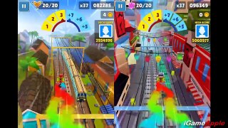 Subway Surfers Madagascar VS Singapore / Lucy VS Coast Outfit iPad Gameplay HD