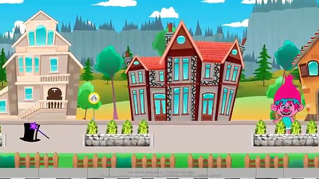 Trolls Poppy and Daddy Branch Makeup Learn Colors Dress Up Surprises TROLLS FINGER FAMILY EPISODE