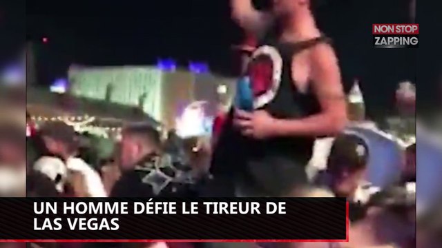 Fusillade à Las Vegas : Un homme a défié le tireur une bière à la main, les images folles (Vidéo)