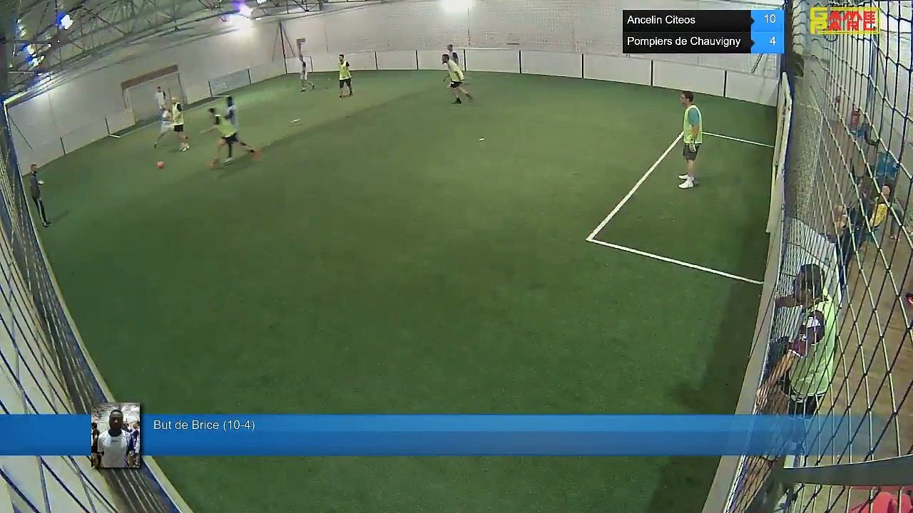 But de Brice (10-4) - Ancelin Citeos Vs Pompiers de Chauvigny  - 02/10/17 20:00 - LIGUE 2