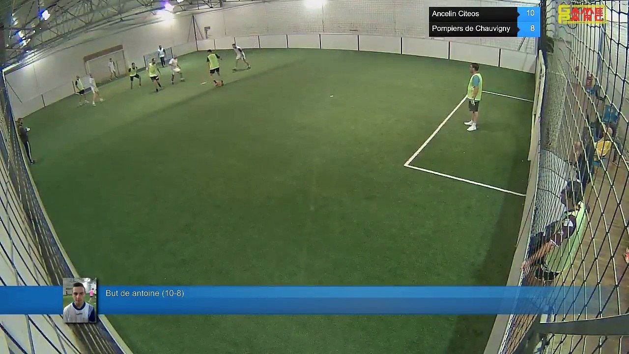 But de antoine (10-8) - Ancelin Citeos Vs Pompiers de Chauvigny  - 02/10/17 20:00 - LIGUE 2