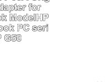HP 65W 185V 35A Original AC Adapter for HP Notebook ModelHP G42 Notebook PC series HP