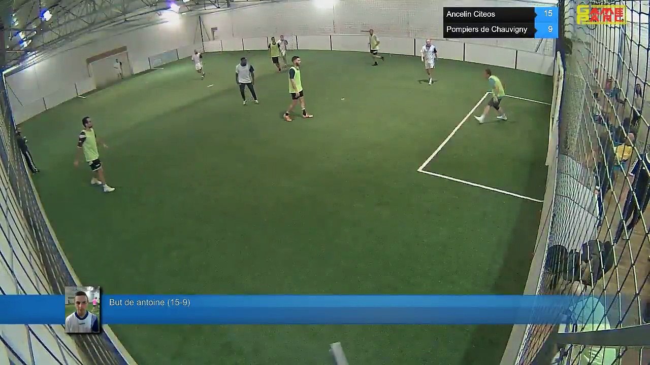 But de antoine (15-9) - Ancelin Citeos Vs Pompiers de Chauvigny  - 02/10/17 20:00 - LIGUE 2