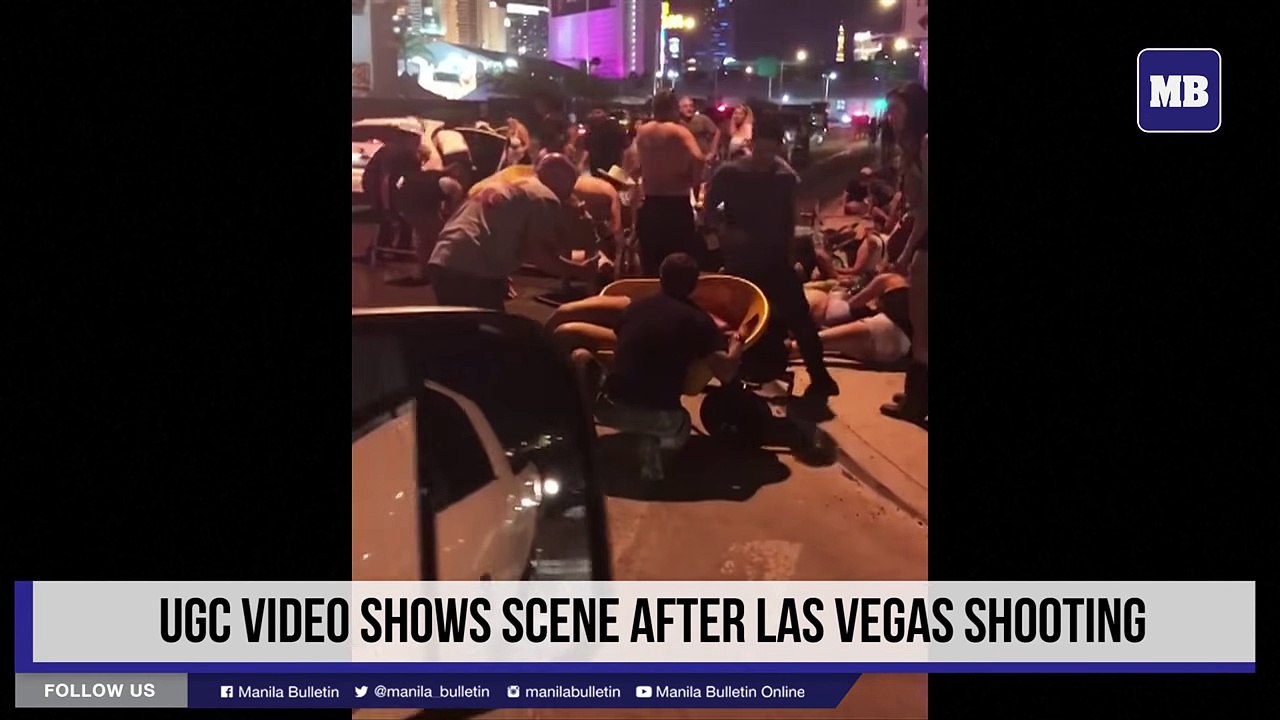 UGC video shows scene after Las Vegas shooting