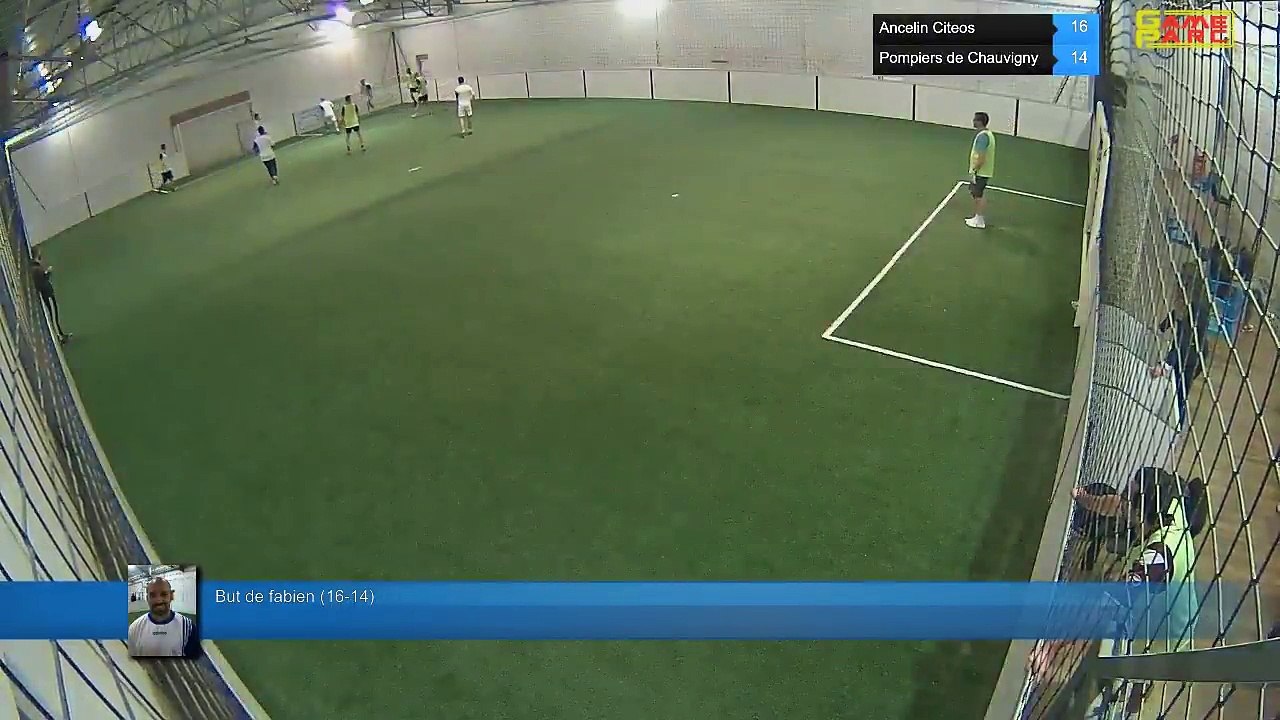 But de fabien (16-14) - Ancelin Citeos Vs Pompiers de Chauvigny  - 02/10/17 20:00 - LIGUE 2