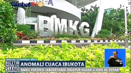 BMKG Prediksi Jabodetabek Diguyur Hujan 3 Hari ke Depan