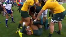 Bagarre générale : Israel Folau tire les cheveux de Leyds Etzebeth s'emporte (RUGBY)