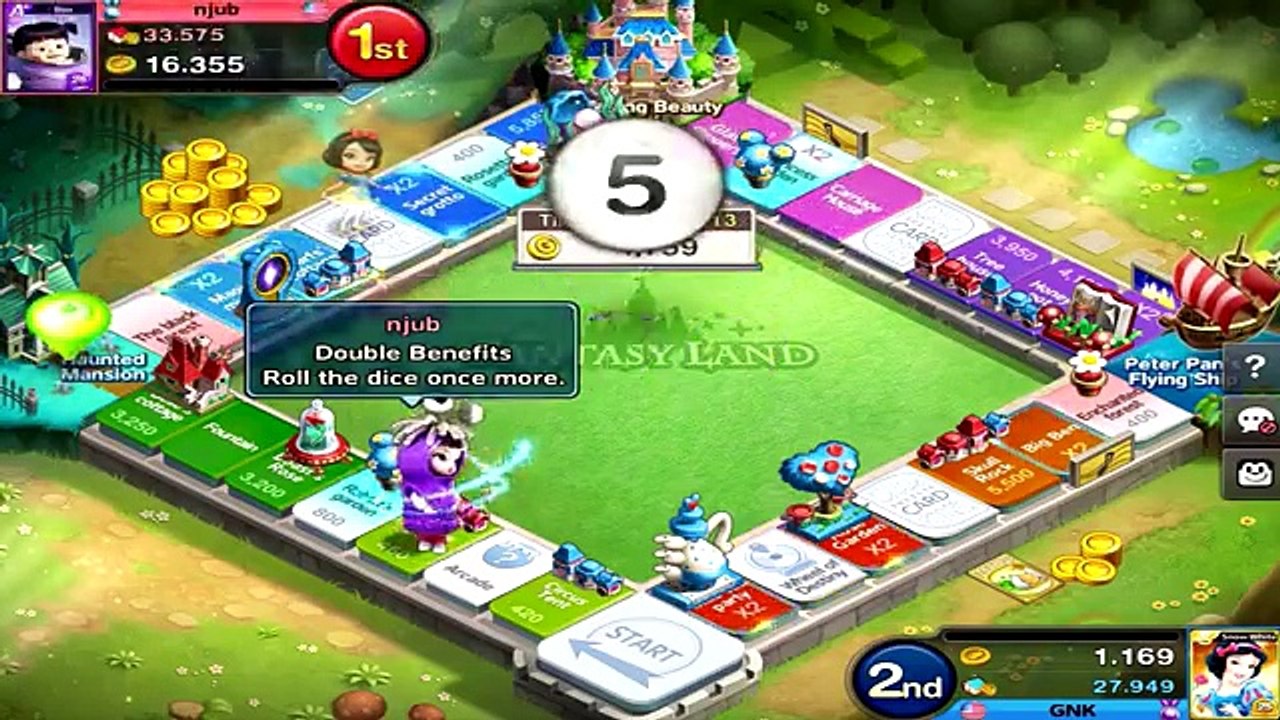 Disney Magical Dice - Snow White S Level 25 (iOS/Android) Gameplay Video