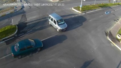 Erzincan'da Hafif Hasarlı Trafik Kazaları Mobese'de