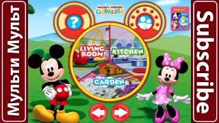 Mickey Mouse Color And Play Clup House Paint 3D Color Disney Junior Animated Coloring Book