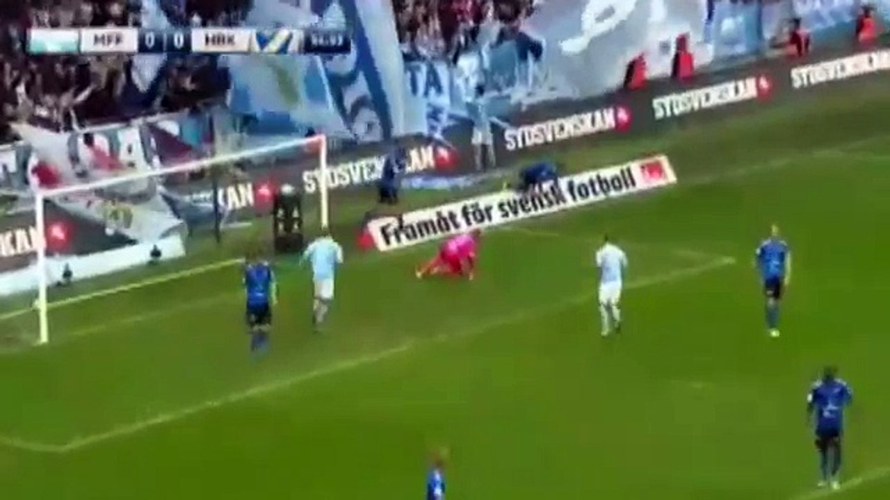 Malmoe 1:0 Halmstad (Swedish Allsvenskan. 1 October 2017)