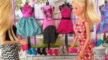Мультфильм для девочек: Кукла Штеффи и Барби Магазин модной одежды для кукол Барби Barbie Fashion