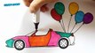 Learn Colors for Kids with Super Car Coloring Book Pages, How to Draw and Color, Fun Coloring Video