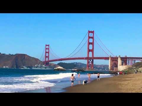 Warship Sails Under Golden Gate Bridge for Celebration of US Armed Forces