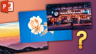 PowerPoint Multiple Photos at Once - How to make Photo Collages ✔