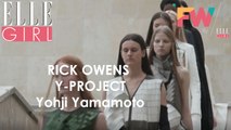 Chez Rick Owens, Y/Project et Yohji Yamamoto   I Fashion Week By ELLE Girl Printemps/Eté 2018! #4