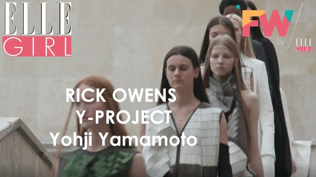 Chez Rick Owens, Y/Project et Yohji Yamamoto I Fashion Week By ELLE Girl Printemps/Eté 2018! #4
