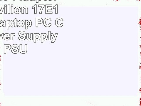 UpBright AC Adapter For HP Pavilion 17E110DX 173 Laptop PC Charger Power Supply Cord PSU