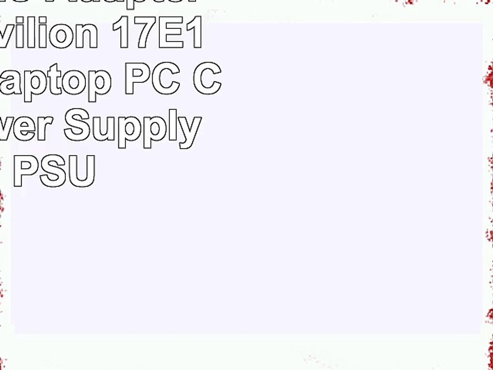 UpBright AC Adapter For HP Pavilion 17E110DX 173 Laptop PC Charger Power Supply Cord PSU