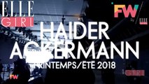 Défilé HAIDER ACKERMANN I Fashion Week By ELLE Girl Printemps/Eté 2018 ! Module 4