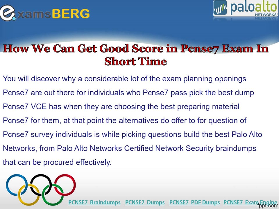 Get Real Exam Question And Answers For Palo Alto Networks PCNSE7