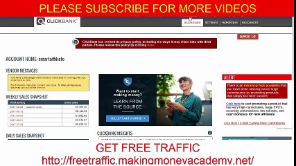How To Make 100$ To 200$ Daily With ClickBank Step-By-Step Video For Newbie