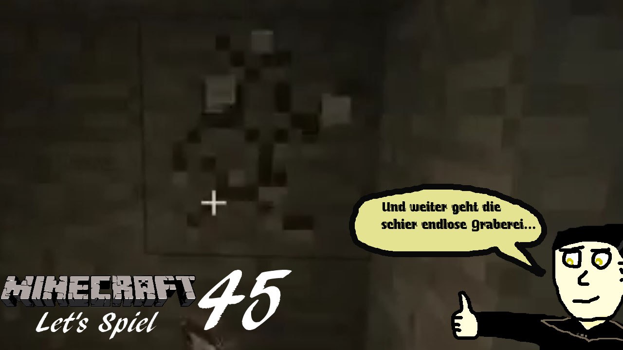 Minecraft 'Let's Spiel' (Let's Play) 45: Das Graben - Teil 2