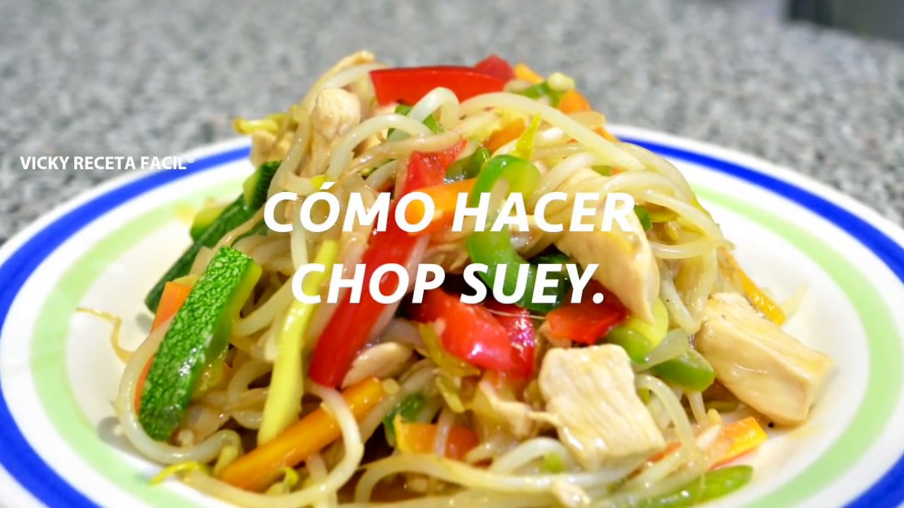 CÓMO HACER CHOP SUEY | Vicky Receta Facil