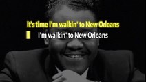 Fats Domino - Walking to New Orleans KARAOKE / INSTRUMENTAL