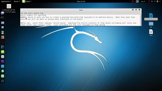 Kali Linux 2.0 Android phone hack.