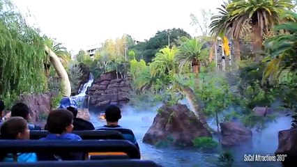 [HD] Jurassic Park Water Ride - Full ride-through - Jurassic Ride - Universal Studios