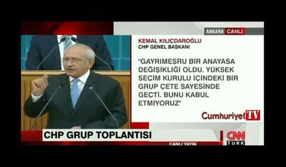 Kılıçdaroğlu: İstifa edenlerin yakasında iki rozet var