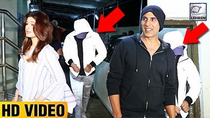 Who's This Guy With Akshay Kumar And Twinkle Khanna Hiding His Face?