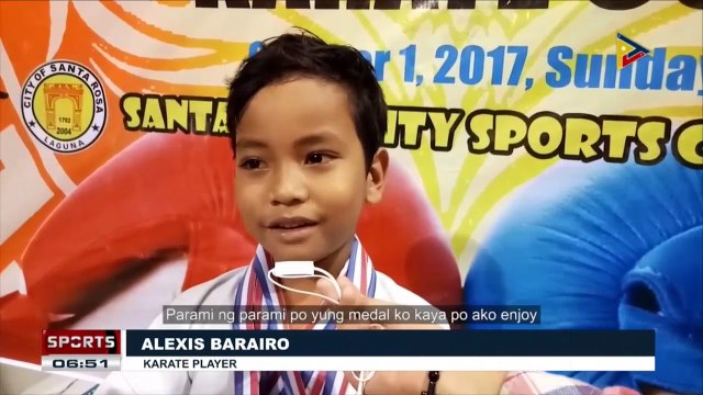 SPORTS BALITA: Mahigit 400 karatekas, sumipa sa Laguna