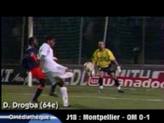 Olympique De Marseille-But De D Drogba Contre Montpellier