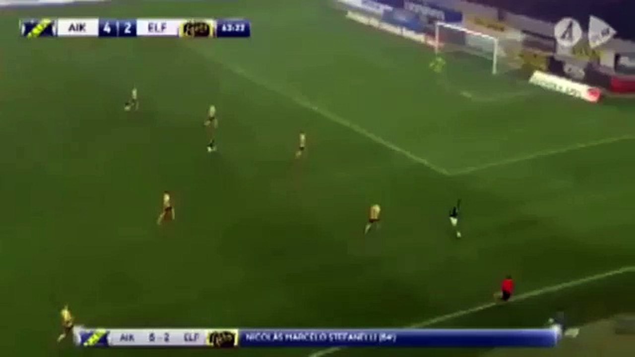 AIK 5:2 Elfsborg  (Swedish Allsvenskan. 1 October 2017)