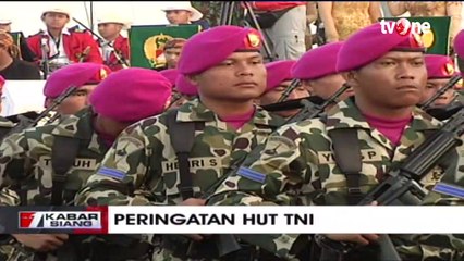 Peringatan HUT TNI, TNI Gelar Persiapan dan Gladi Bersih
