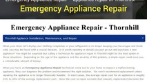 Appliance Repair Thornhill - Emergency Appliance Repair (289) 514-0308