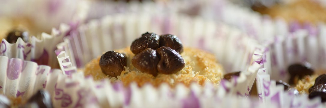 وصفات حلويات: كب كيك جوز الهند والشوكولا